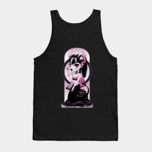 Cute Kawaii Chibi Pastel Goth Mermaid Tank Top